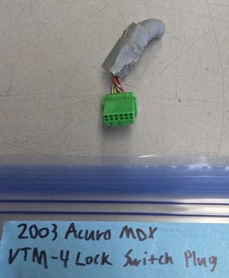 2003 Acura MDX VTM 4 Lock AWD 4WD Switch M12889 OEM Plug