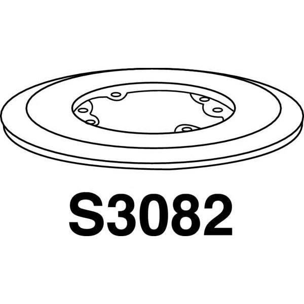 Dispositivo de cableado Hubbell - Cubierta de caja Kellems S3082, tipo caja de piso, 1 banda, latón Foto 2 de 2
