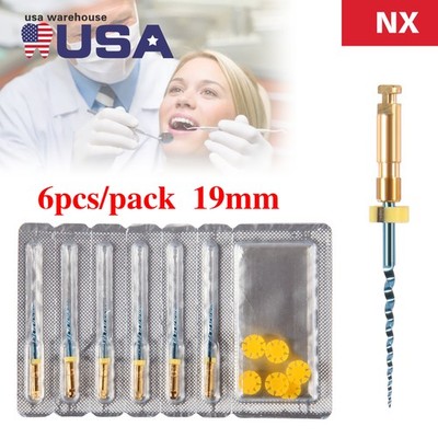6X Dental Endodontic Rotary Files Endo Root Canal File X-Pro Taper Files 19mm NX