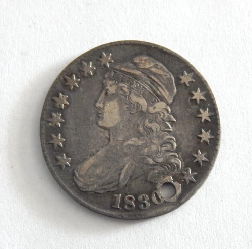 1830-P Capped Bust Half Dollar — photo from the most recent tracked eBay sale