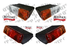 David Brown 1210 1212 1410 1412  Tractor Britax Front Side Light & Rear Lamp Set