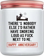 Funny Anniversary Candle Gifts for Her Him - Humorous Romantic Boyfriend