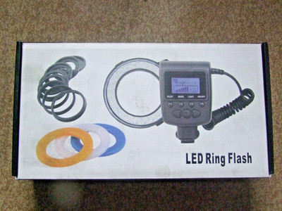 Macro LED Ring Flash  Ringblitz For Nikon Canon Olympus Fuji DSLR Cameras