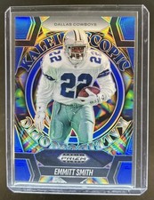 2025 Panini Prizm Black Emmitt Smith Kaleidoscopic Blue #/199 Cowboys