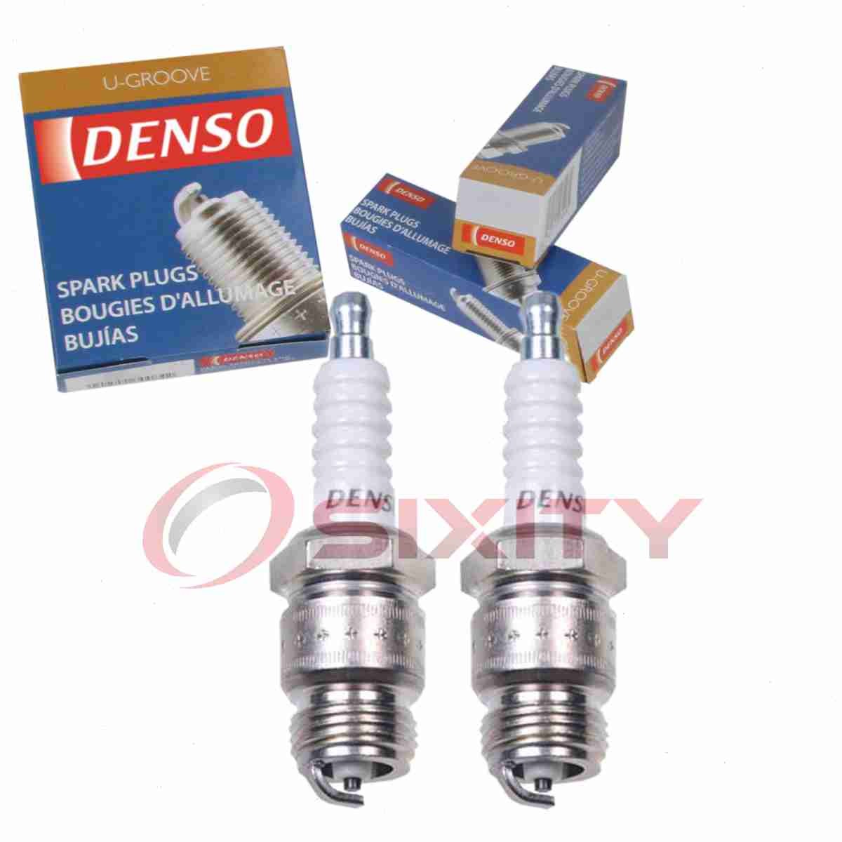 2 pc DENSO 5008 Standard U-Groove Spark Plugs for MA16PR-U 2438 Ignition ld