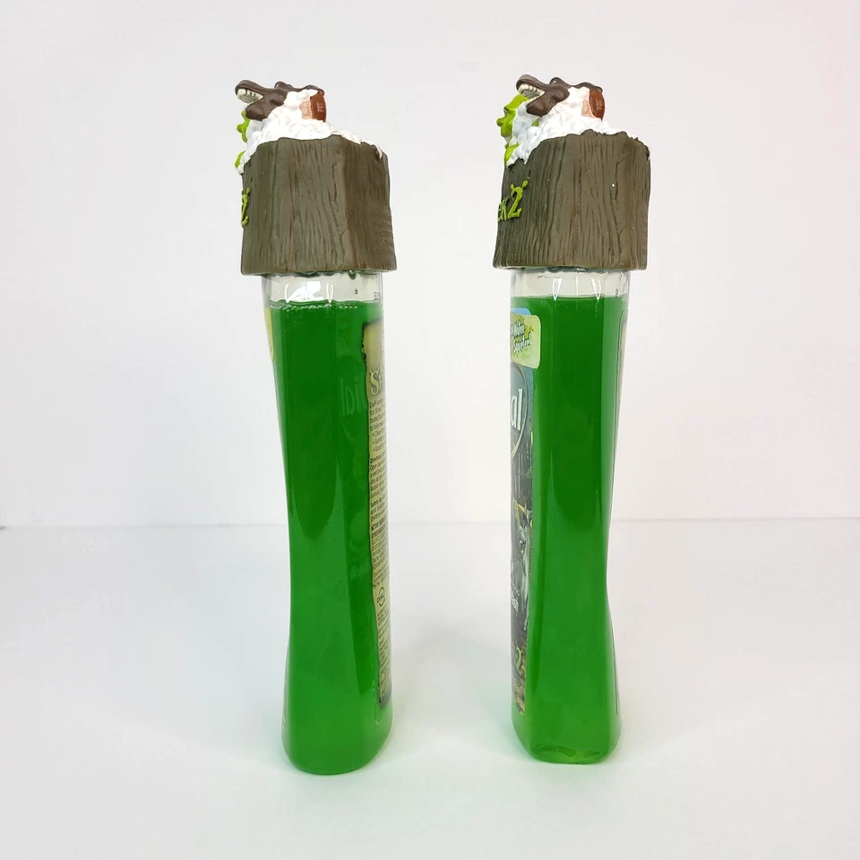 Vintage Shrek 2 Dial Body Wash Ogre Apple Scent Lot of 2 Bottles 12 fl oz - Image 2 of 4