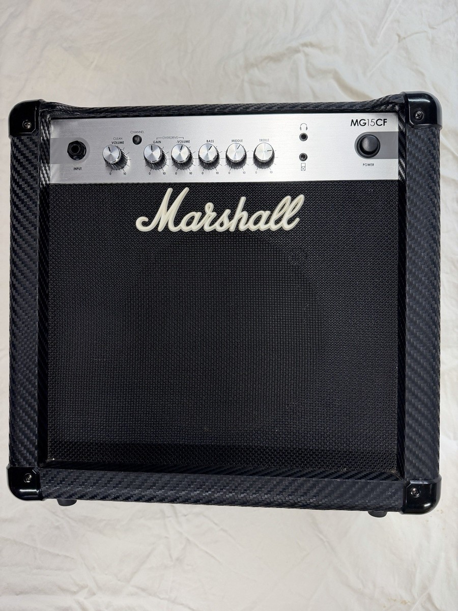 Marshall MG15CF 40W Electric Guitar Amp Carbon Fiber Tolex Black