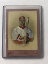 2005 Donruss Studio Portraits Leather And Lumber Red #33 Larry Walker 13/45