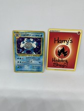 Pokemon 1996 Japanese Base Set - Poliwrath No.062 Holo Card - DMG