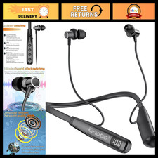Bluetooth Neckband Headphones, 100H Playtime, IPX7 Waterproof Earbuds, Noise Can