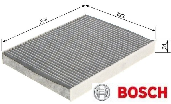 Bosch 1987435596 Filter FüR Innenraumluft Innenraumfilter Filter-image