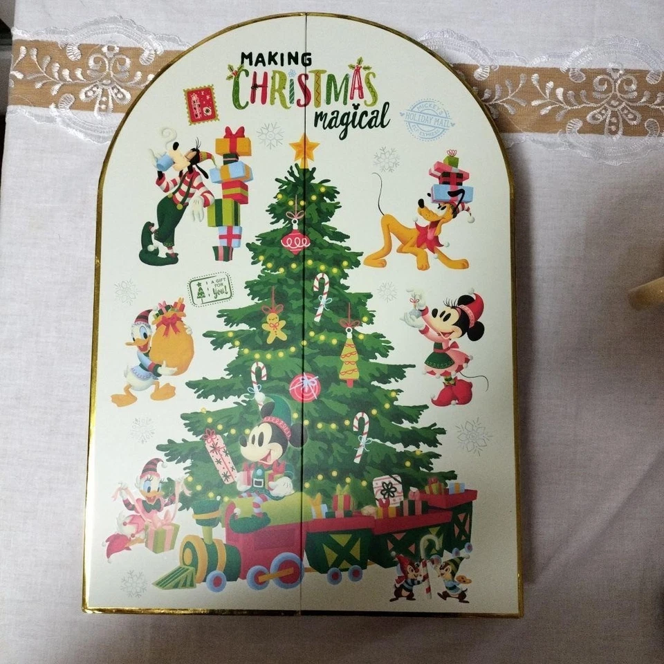 Disney Christmas Advent Calendar 2024 Limited Edition H40×W28×D7.3cm USED Japan - Image 3 of 4