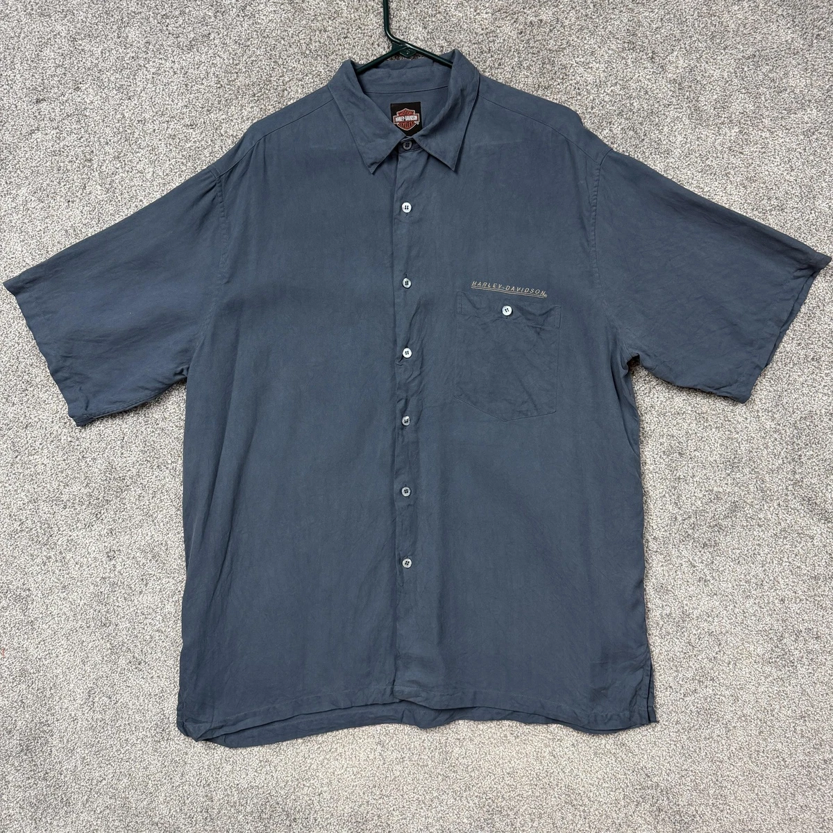 25+ Harley-Davidson Silk Casual Button-Down Shirts for Men for