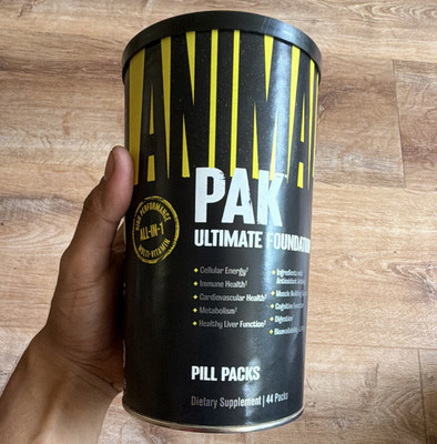 Animal Pak Ultimate Foundation Multivitamin Pill Packs 44 Packs EXP 03/2028