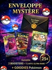 Envellope Mystere Pokémon 2 BOOSTER + 1 ULTRA RARE (Voir Description) FR