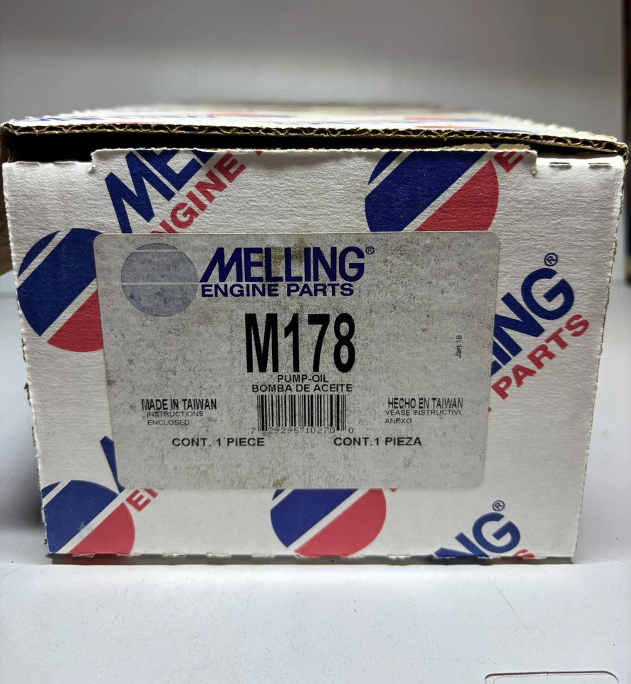 Bomba de aceite de repuesto Melling M178 Stock para 88-95 Honda Civic CRX Civic del sol Foto 2 de 4
