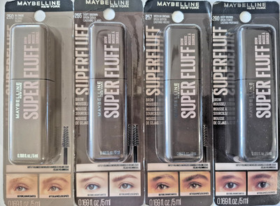 Maybelline Super Fluff Brow Mousse 250, 255, 257, 260