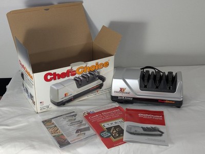 Chefs Choice Trizor Edge XV Electric 3 Stage Knife Sharpener #15 Pro Used Rarely