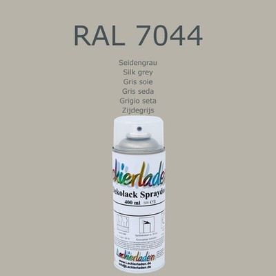 Dekolack Spraydose 400 ml RAL 7044 Seidengrau Silk grey Gris soie Gris seda Grig