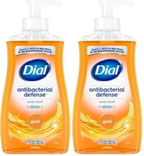 Dial Antibacterial Liquid Hand Soap, Gold, 11 Fl Oz (Pack of 2)