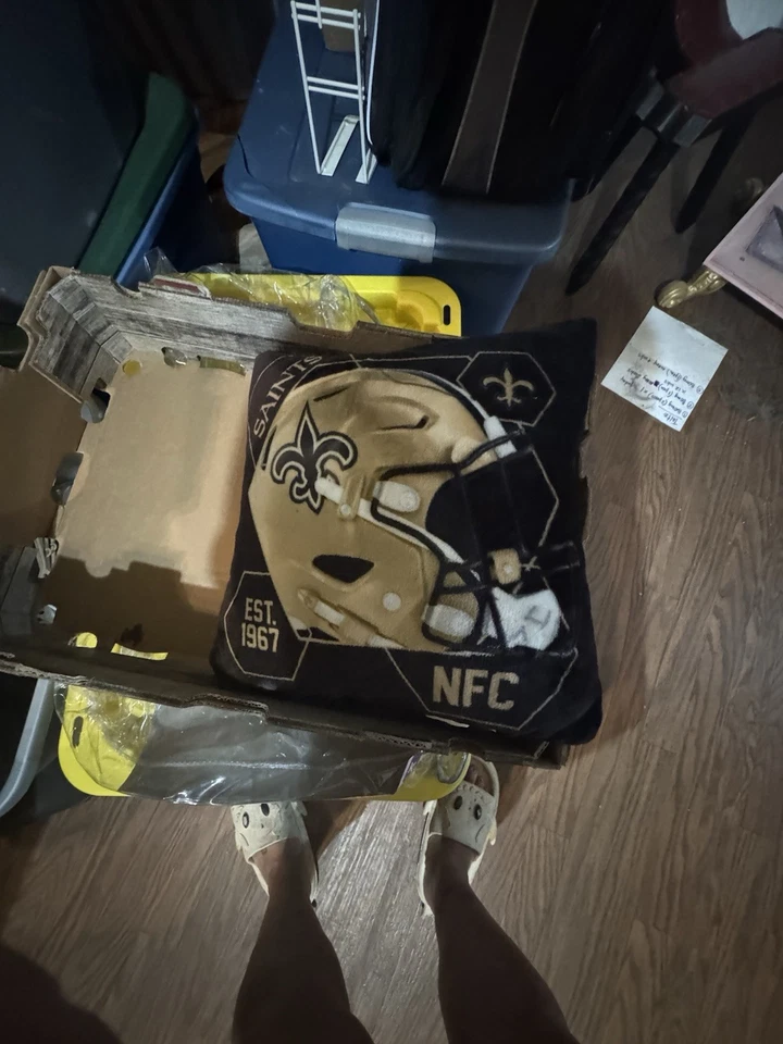 Saints Throw Blanket and Pillow Gift Set - Image 4 of 4