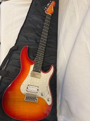 希少 EDWARDS エドワーズ E-SN-125 チェリーサンバースト ESP Edwards E-SN-125 Cherry Sunburst Electric Guitar W/Gig Bag