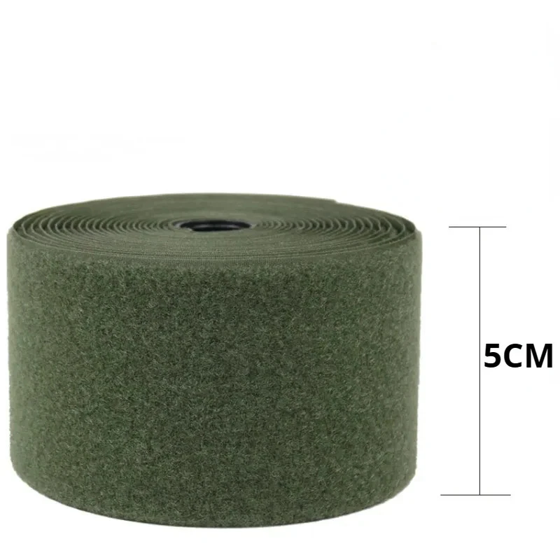 Nastro adesivo gancio e anello velcro larghezza 5 cm accessorio tessitura cucito fai da te borsa panno - Immagine 4 di 4