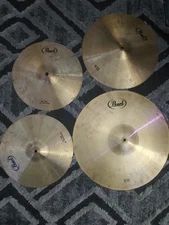 Pearl Cx Cymbal Set (Both 14" Hats, 16" Crash, 20" Ride)