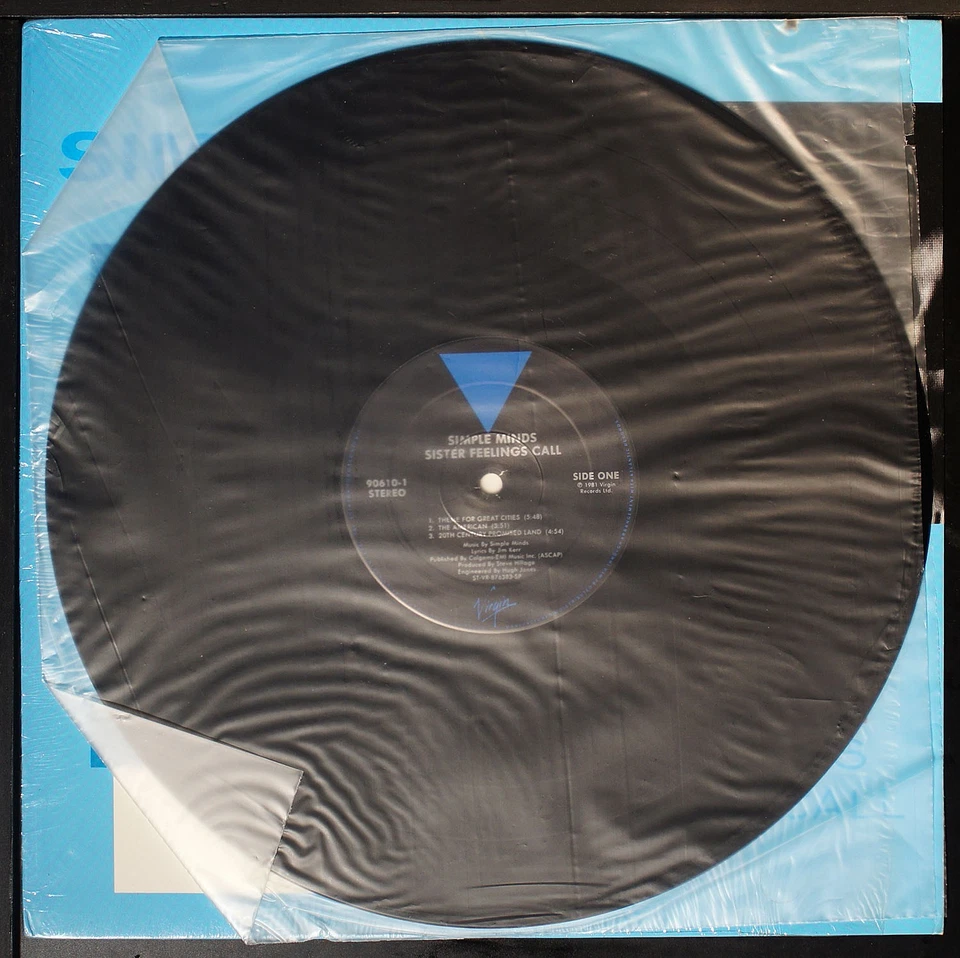 Simple Minds - Sister Feelings Call - LP record [NHB4-057] USA - Image 3 of 4
