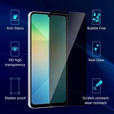 For Samsung Galaxy A25 5G ANTI SPY Tempered Glass Privacy Screen Protector Film