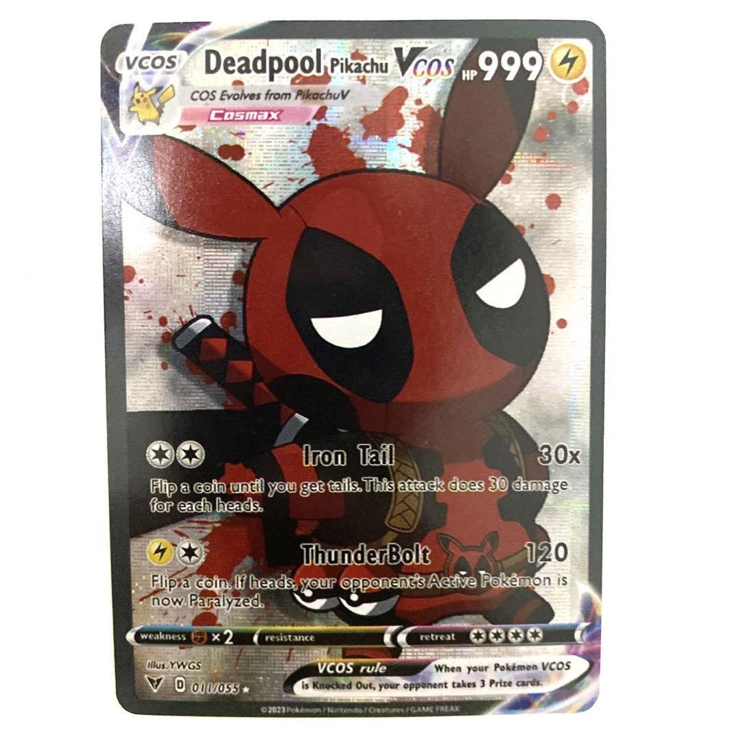 Pok mon Card Deadpool Pikachu Overseas Edition No.2576