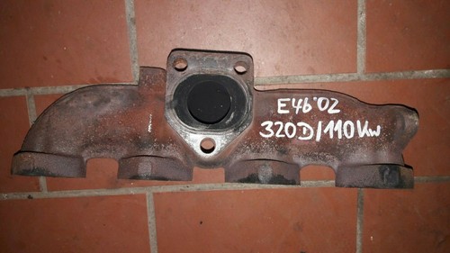 Lager4R7)) BMW E46 Bj.02 320D Krümmer Abgaskrümmer 77902190-01