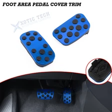 Blue Brake and Gas Accelerator Foot Pedal Cover Trim For Corolla Cross 2020-2025