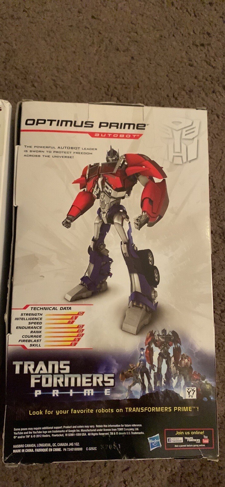 *NEW* Transformers Prime OPTIMUS PRIME Hasbro 2012 Action 12' Figure 