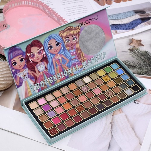High Pigment Cute Girl 60 Colors Matte Shimmer Glitter Eyeshadow Palette set - Picture 5 of 7