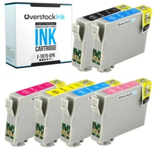 T079 Black Color Ink Cartridges for Epson 79 Fits Artisan 1430 Stylus Photo 1400