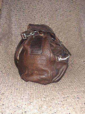 RUGBY CANADA-90\'s Heavy Brown Pebbled Leather-Backpack/Handbag-Excellent RUGBY CANADA-90 main image 4
