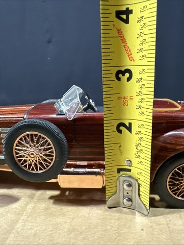 Franklin Mint 1924 Hispano Suiza Tulipwood Speedster 1:24 Scale Diecast Car - Picture 14 of 20