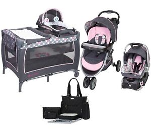 car seat stroller diaper bag combo