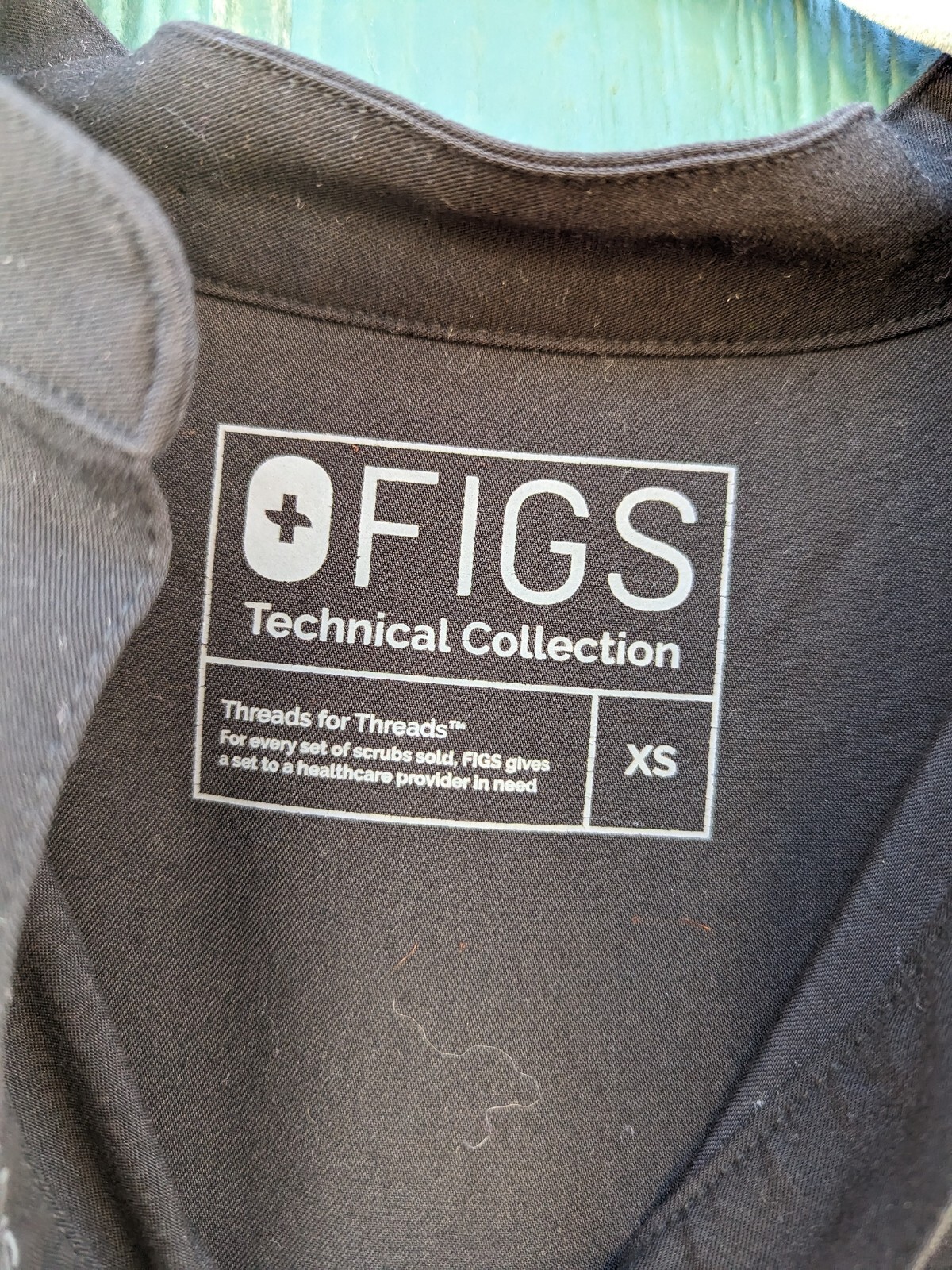 FIGS Technical Collection Solid Black W Side Pock… - image 4