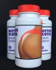 3 Bottom Buster Lifting Booty Capsules Enhance Butt Enlargement Boost Grow Pills