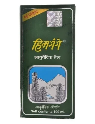 Himgange Ayurvedic Oil, For pain, stress, tension , headache, migraine 100 Ml - Picture 1 of 4