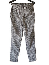 SALE NWT VERSUS VERSACE Black And White Baroque Print Pants 12