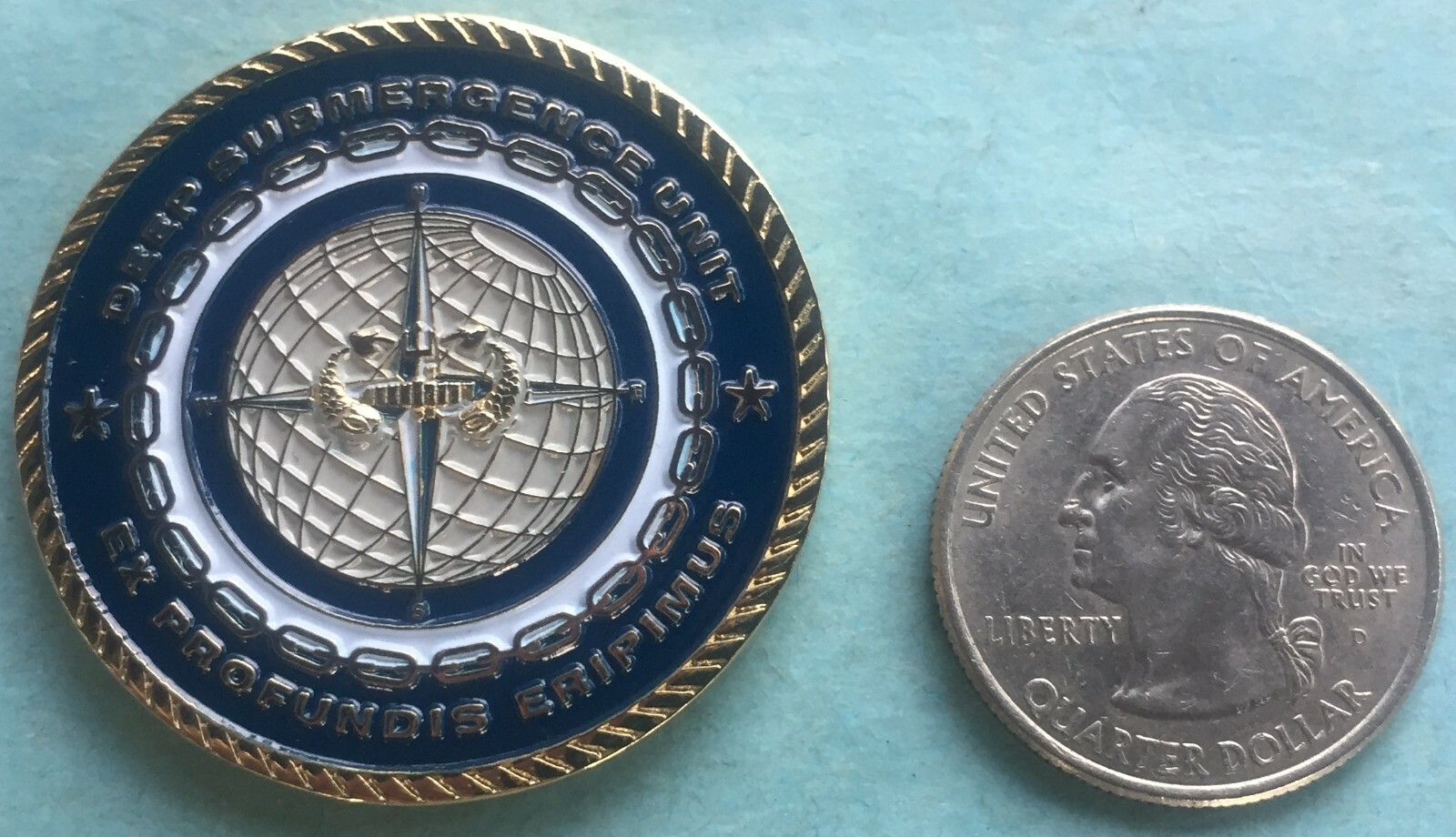 US NAVY CHALLENGE COIN - DEEP SUBMERGENCE UNIT (DSU) / SAN DIEGO, CALIFORNIA