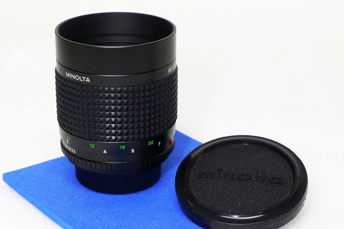 Minolta 250mm f5.6 RF Rokkor-X Reflex Mirror Lens w/Caps f Minolta 250mm f5.6 RF Rokkor-X Reflex Mirror Lens w/Caps f