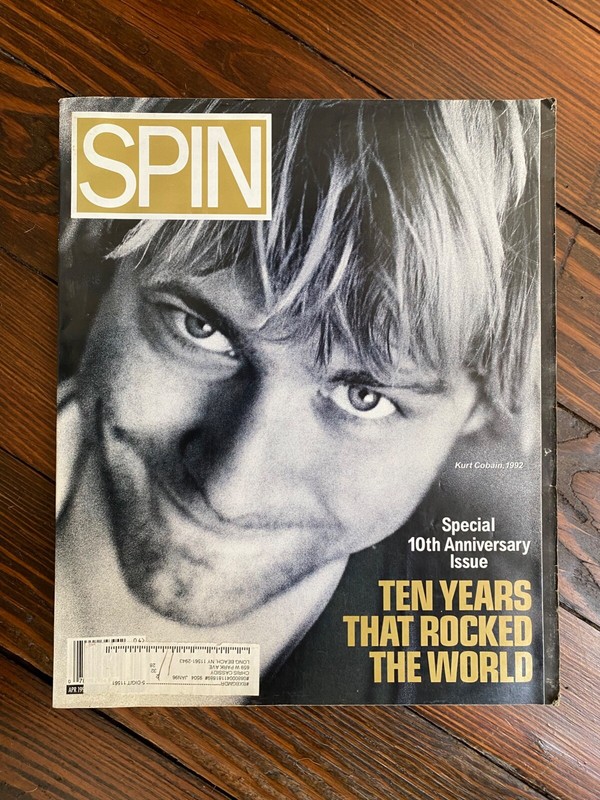 Nirvana/Kurt Cobain 1995 SPIN MAGAZINE SPECIAL 10TH ANNIVERSARY ISSUE