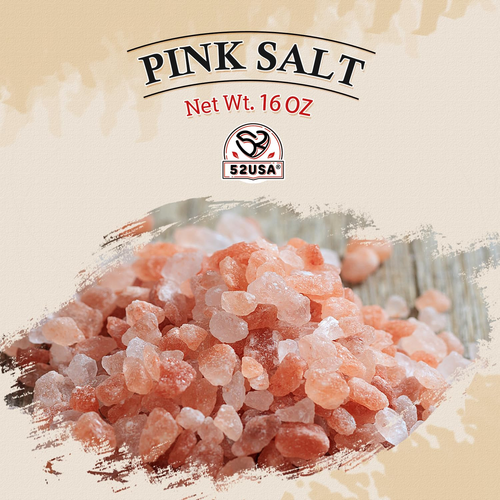 52USA Himalaya Salz grob 1 Pfund (453 g), rosa Himalaya Salz, Meersalz zum Mahlen - Bild 3 von 8