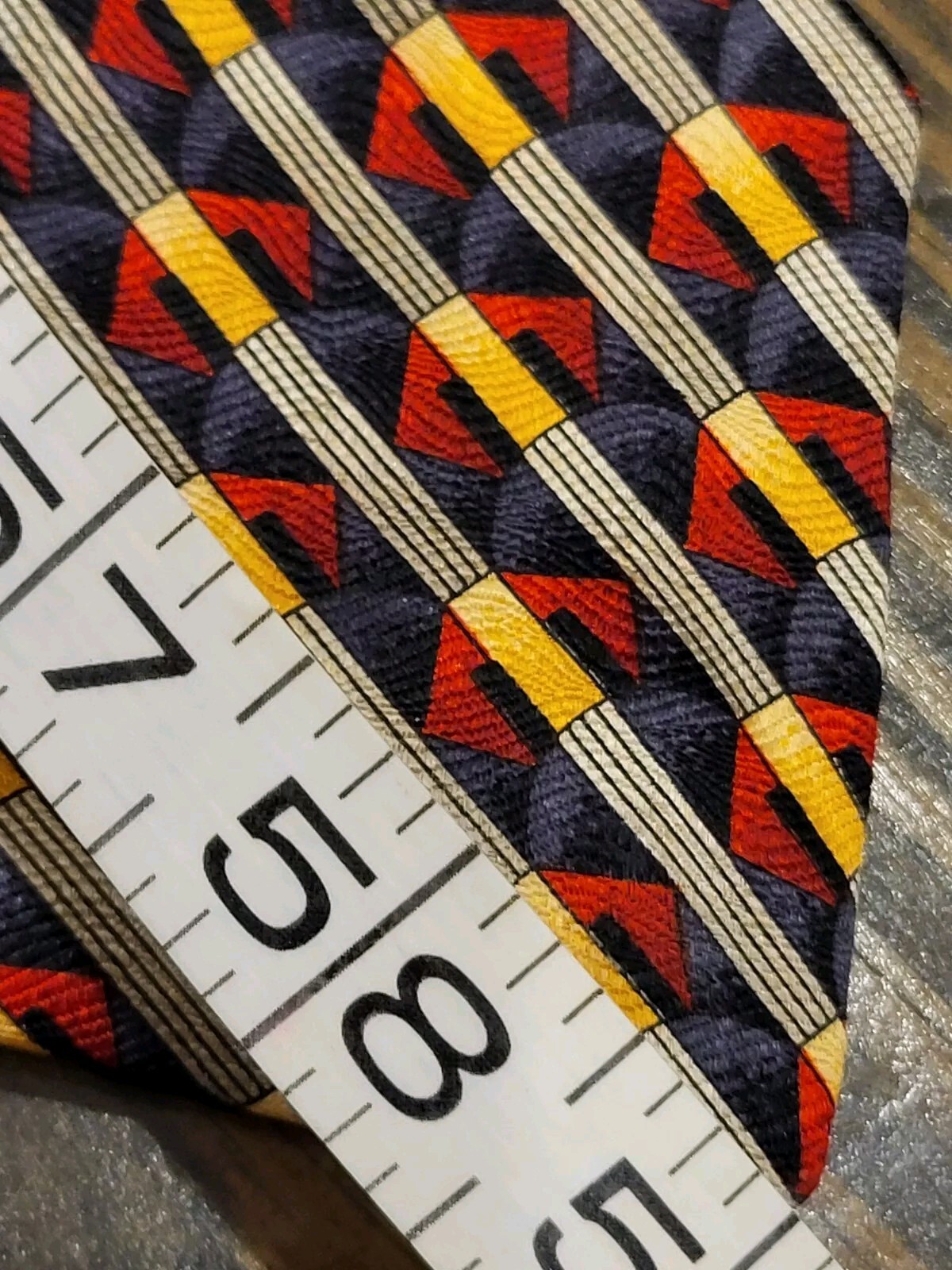 ROBERT TALBOTT Studio Black Red Gold Multicolor G… - image 9