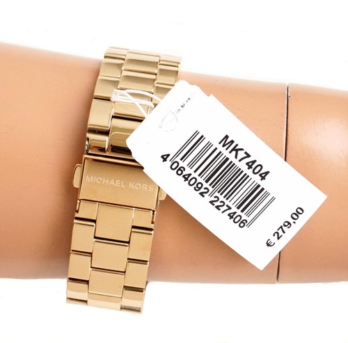 Montre Michael Kors montre pour femme montre-bracelet Lennox MK7404 IP or neuve - Photo 11 sur 11