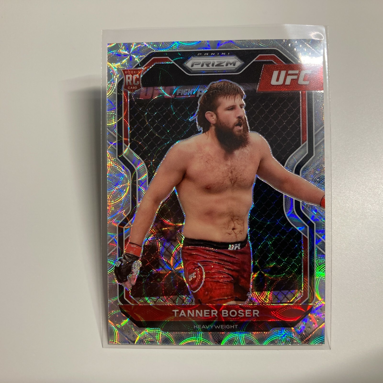 Tanner Boser 2021 Panini Prizm UFC Premium Box Set Scope Rookie Card 9/99 #91